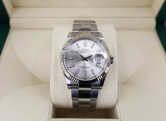 All Silver Perpetual Premium Rolex