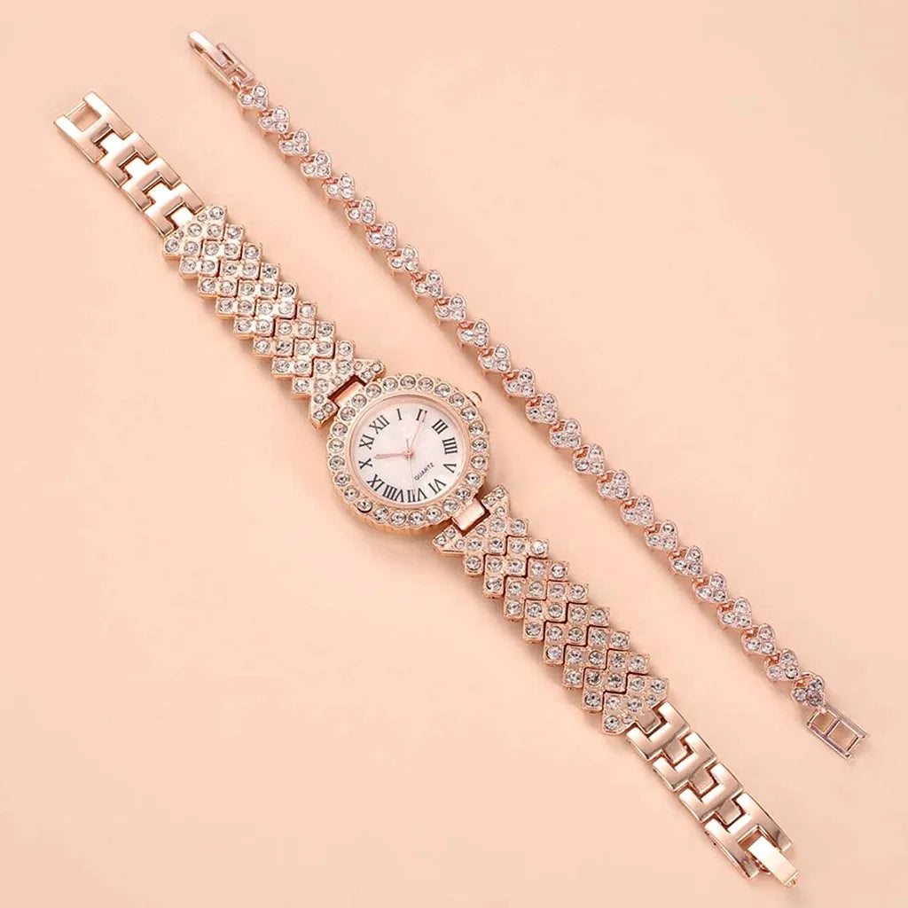 Watch For Womans Watches 2023 Best Selling Products Luxury Watch Luxury Brand Reloj Mujer Watch Bracelet Set Diamond Steel Band